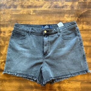 Hollister Women's Gray Jean Shorts